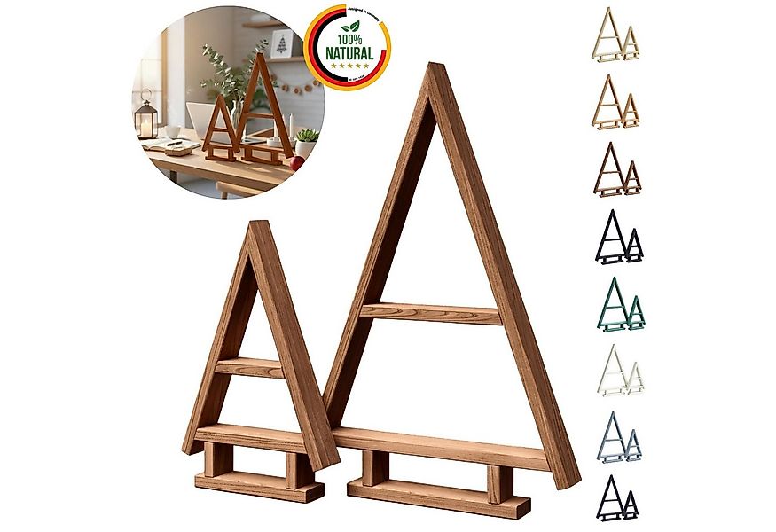 Floranica Weihnachtsfigur Deko 2er SET Handgemacht Weihnachtsbaum Tannenbau günstig online kaufen