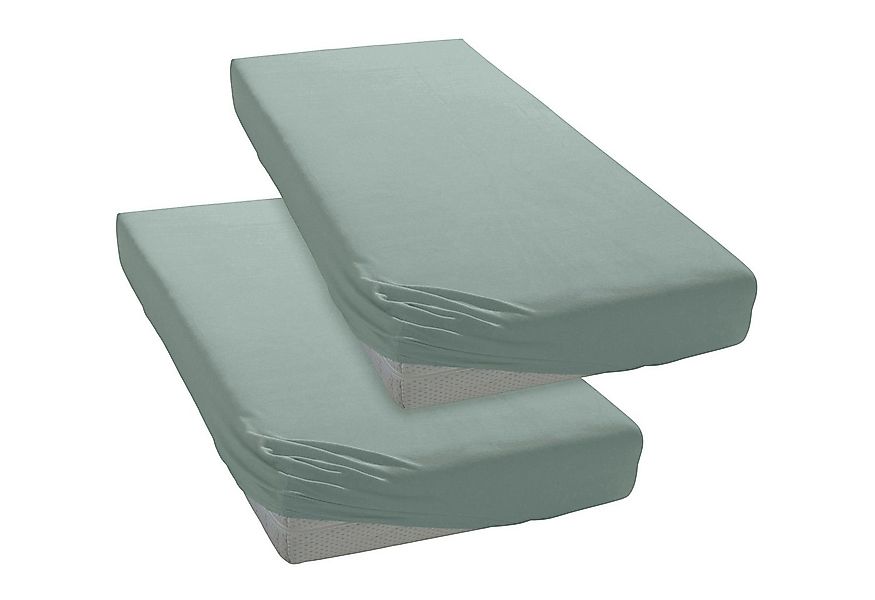 OTTO home Spannbettlaken PHYSALIS Comfort 100% Baumwolle, 150 g/m², Jersey, günstig online kaufen