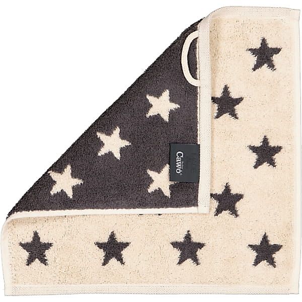 Cawö Handtücher NEW STARS Sterne klein 6261 - Farbe: beige/basalt - 37 - Se günstig online kaufen