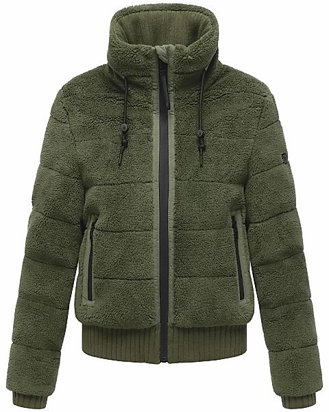 Navahoo Plüschjacke "Schneepuder 14" warme Damen Teddyjacke für den Winter günstig online kaufen