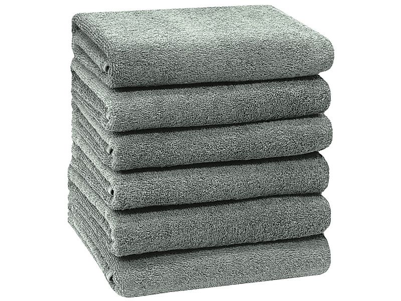 ZOLLNER Handtücher, Walkfrottier (6-St), 50 x 100 cm, 100% Baumwolle, vom H günstig online kaufen