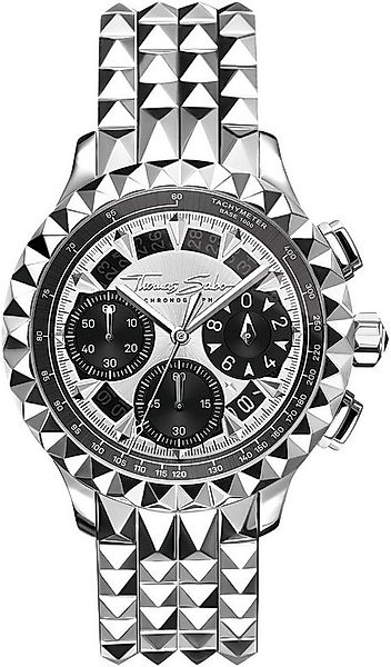 THOMAS SABO Chronograph REBEL AT HEART WA0408-201-201-43 MM, Quarzuhr, Armb günstig online kaufen