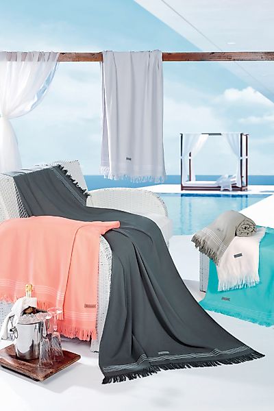 ROSS Hamamtuch »Hamam«, (Packung, 1 St., 1 Hamamtuch), idealer Begleiter fü günstig online kaufen