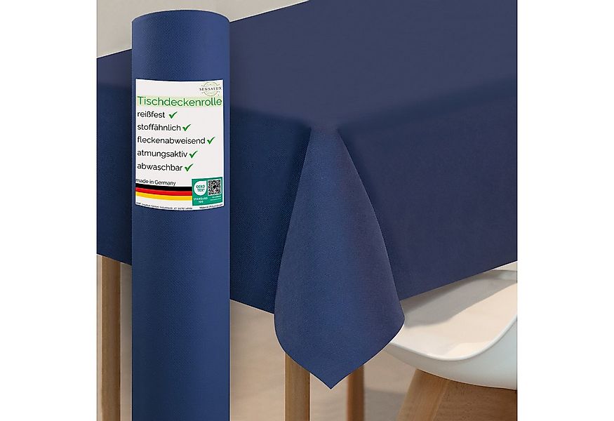 Sensalux Tischdecke Sensalux Tischdeckenrolle, 1m x 25m Dunkelblau günstig online kaufen