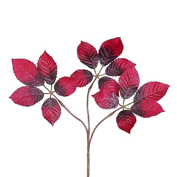 Kunstblume Dekozweig - Laubzweig - pink, günstig online kaufen