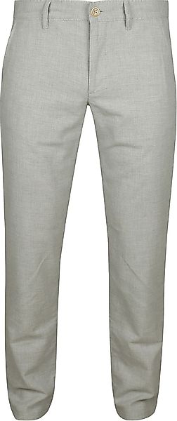Alberto Lou Chinohose Mix Leinen Beige - Größe W 34 - L 32 günstig online kaufen