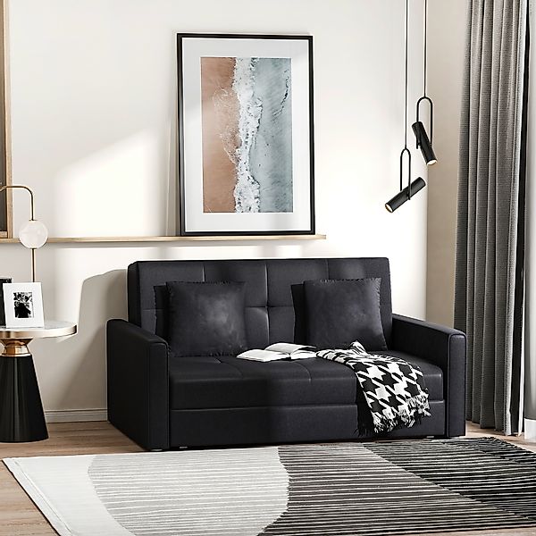 HOMCOM Schlafsofa Schlafcouch mit Bettfunktion, mit günstig online kaufen