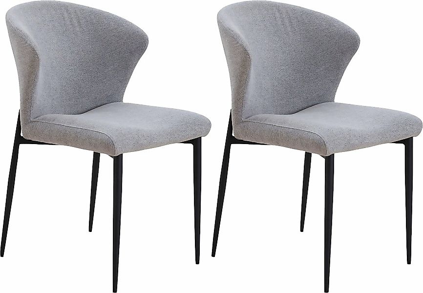 SalesFever Esszimmerstuhl "Dallas 2er-Set", (Set), 2 St., Strukturstoff, mi günstig online kaufen