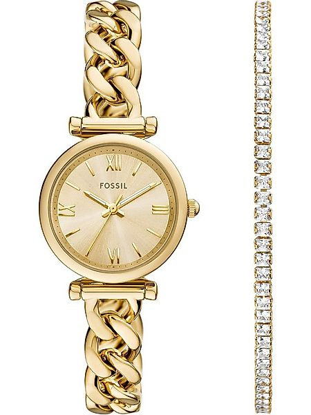 Fossil Quarzuhr Fossil Damen-Uhren-Sets Analog Quarz günstig online kaufen