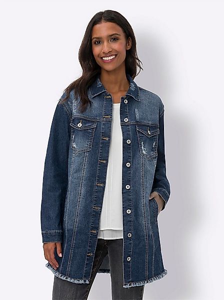 heine Blusenblazer Jeansblazer Langarm günstig online kaufen
