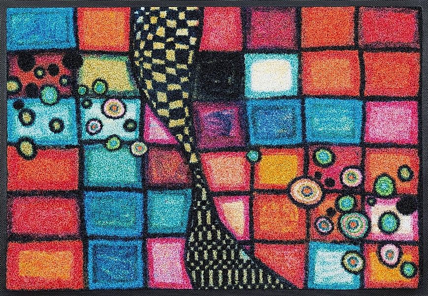 wash+dry by Kleen-Tex Fußmatte Tiger Tundra, rechteckig, Höhe: 7 mm, Schmut günstig online kaufen