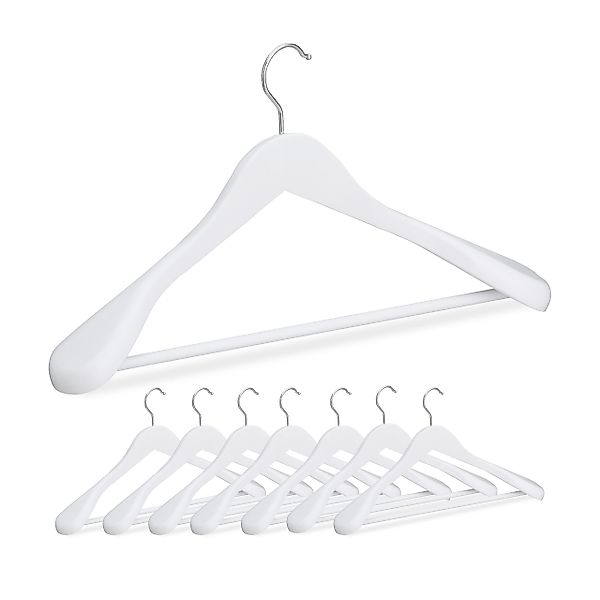relaxdays Kleiderbügel Anzug Kleiderbügel im 8er günstig online kaufen
