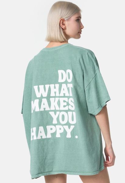 Worldclassca T-Shirt Worldclassca Oversized Print "HAPPY" günstig online kaufen