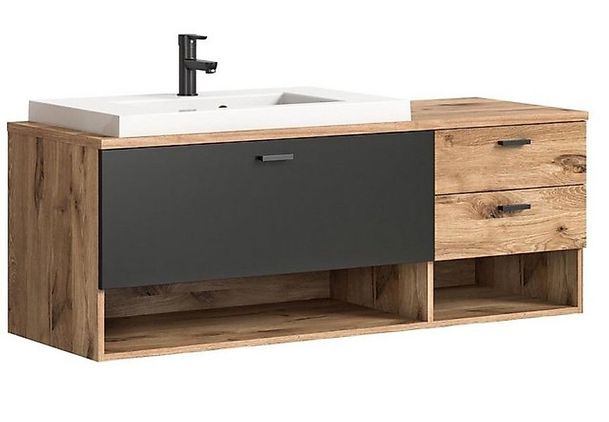 xonox.home Waschbeckenunterschrank 140 x 50 x 48 cm (B/H/T) günstig online kaufen