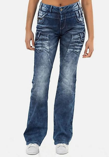 Cipo & Baxx Bequeme Jeans mit stilvollem Bootcut-Schnitt günstig online kaufen