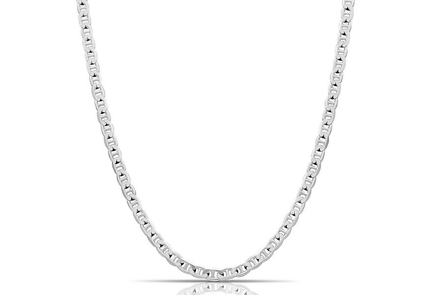 Tony Fein Silberkette Stegpanzerkette 4,5mm 925er Silber Massiv Diamantiert günstig online kaufen