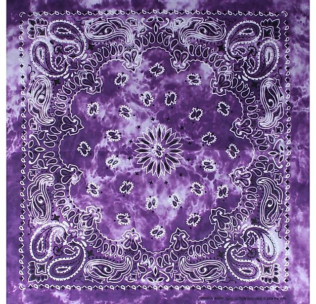 Goodman Design Bandana Bandana Kopftuch Halstuch lila Flieder Paisley Blüte günstig online kaufen