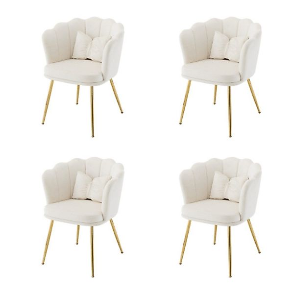 OKWISH 4-Fußstuhl Polsterstuhl Küchenstuhl Lounge Stuhl, günstig online kaufen