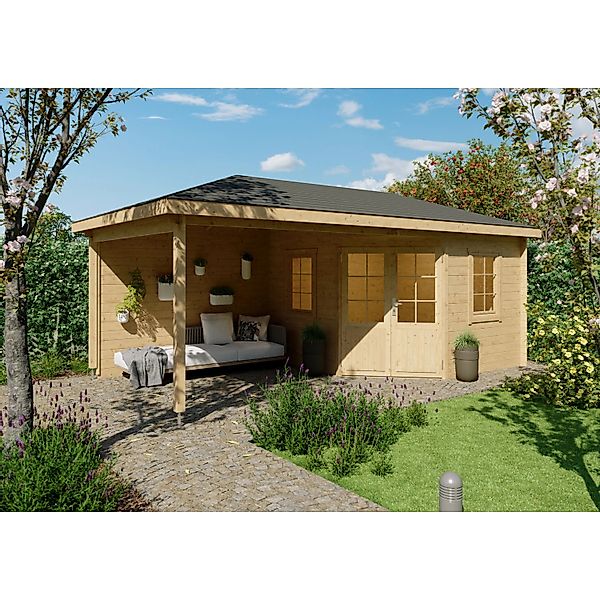Fjordholz 5-Eck Gartenhaus Modell Evelyn 3C günstig online kaufen