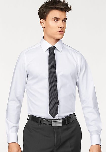 Bruno Banani Langarmhemd Slim-fit Formbeständig durch günstig online kaufen