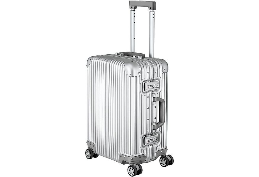 tectake Trolley Bordtrolley, 4 Rollen, eloxierte Aluminiumlegierung günstig online kaufen