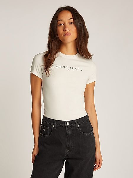 Tommy Jeans Curve T-Shirt "TJW SLIM LINEAR TEE EXT", in Große Größen günstig online kaufen