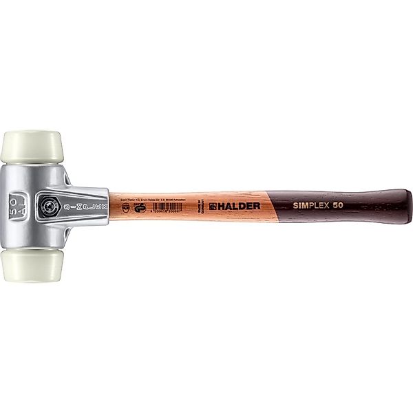 Halder Simplex Schonhammer Ø 50 mm Nylon mit Aluminiumgehäuse günstig online kaufen