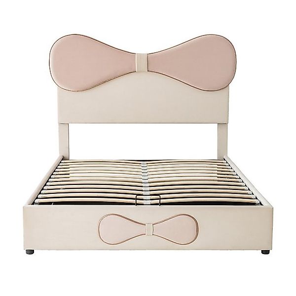 Gotagee Polsterbett Doppelbett 140x200cm Bettgestell mit Stauraum Gästebett günstig online kaufen
