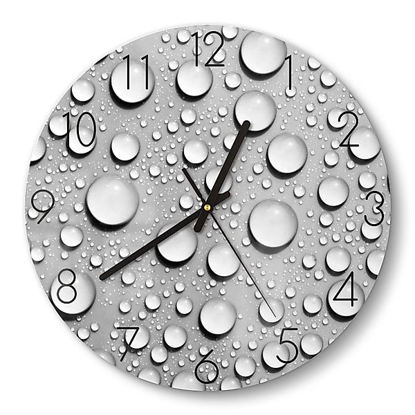 DEQORI Wanduhr 'Tanz der Wasserperlen' (Glas günstig online kaufen