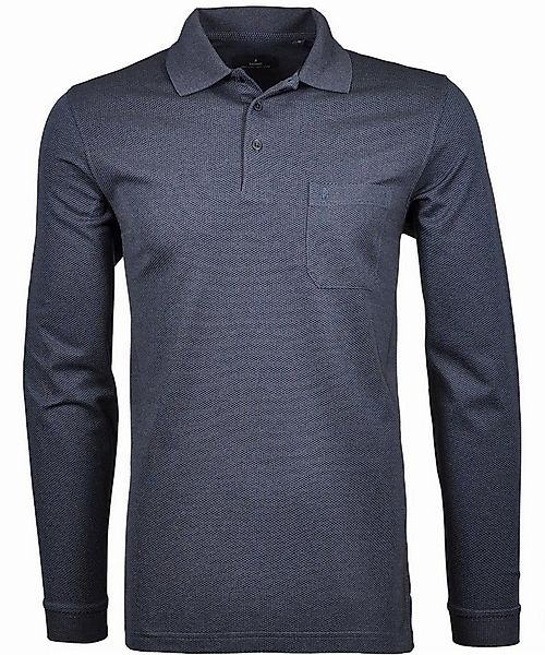 RAGMAN Poloshirt Polo LS fish net günstig online kaufen