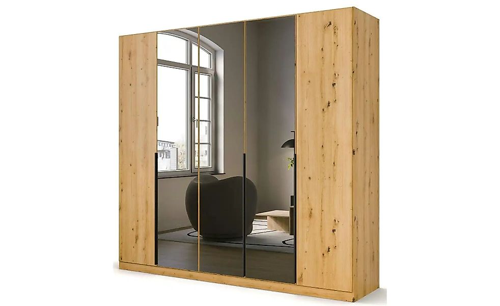 Drehtürenschrank  Skyla ¦ holzfarben ¦ Maße (cm): B: 226 H: 210 Schränke > günstig online kaufen