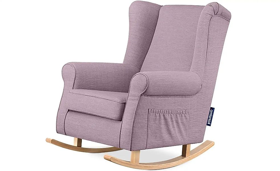 KONSIMO Schaukelsessel  Tules ¦ rosa/pink ¦ Maße (cm): B: 80 H: 110 Polster günstig online kaufen