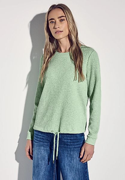 STREET ONE Sweatshirt Struktur-Optik, mit elastischem günstig online kaufen