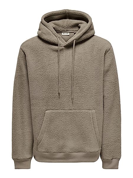 ONLY & SONS Sweatshirt "ONSEMILIO REG TEDDY HOODIE SWEAT VD" günstig online kaufen