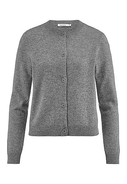 Hessnatur Strickjacke aus Bio-Merinowolle mit Kaschmir (1-tlg) günstig online kaufen