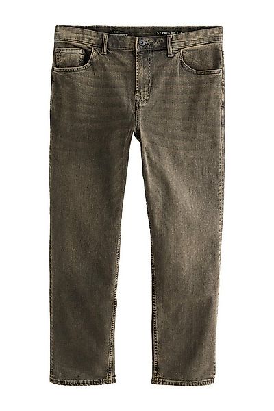 Next Straight-Jeans Straight-Fit Stretch-Jeans mit Gürtel (1-tlg) günstig online kaufen