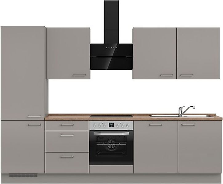 nobilia® Küchenzeile »"Laser II"«, vormontiert, Ausrichtung wählbar, Breite günstig online kaufen