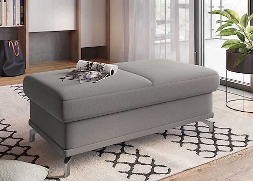 sit&more Hocker »Cabrio, B: 113 cm« individuell zu kombinieren, Federkern günstig online kaufen