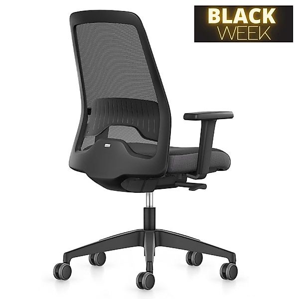 Interstuhl EVERYis1 256 EV25R Bürostuhl | Netzrücken | Schwarz günstig online kaufen