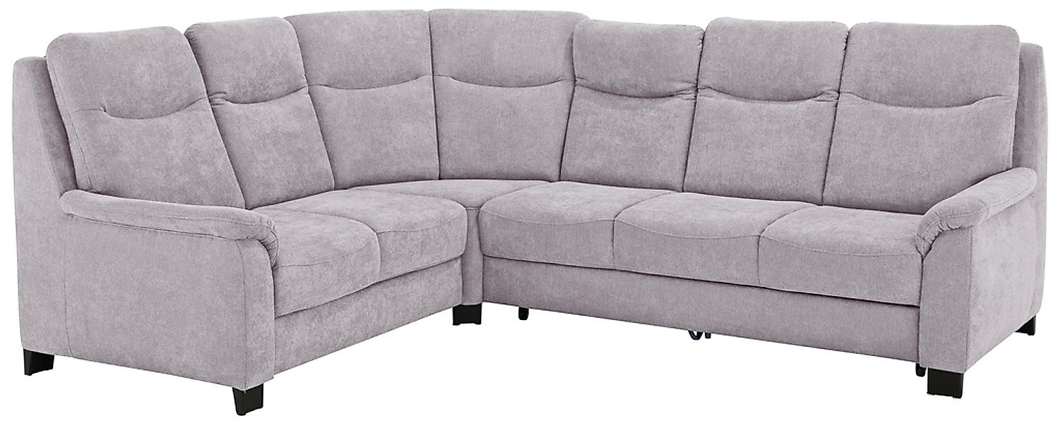 Home affaire Ecksofa »Boccaccio L-Form« mit Federkern, incl. Kopfteilverste günstig online kaufen