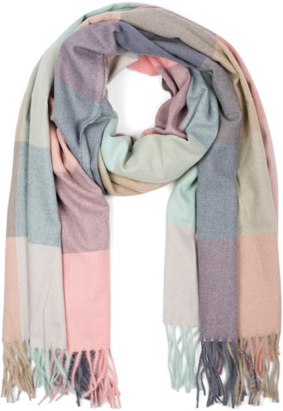 styleBREAKER Modeschal Weicher karierter Schal mit günstig online kaufen