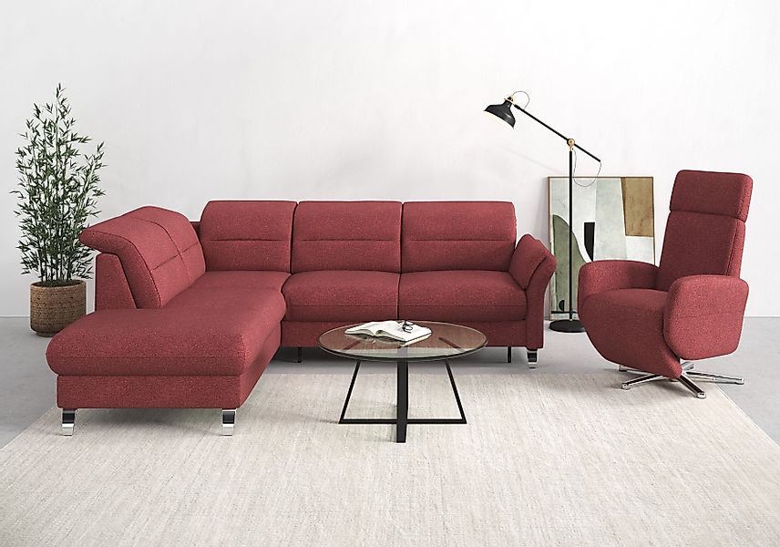 sit&more Ecksofa Grenoble L-Form mit Federkern, günstig online kaufen