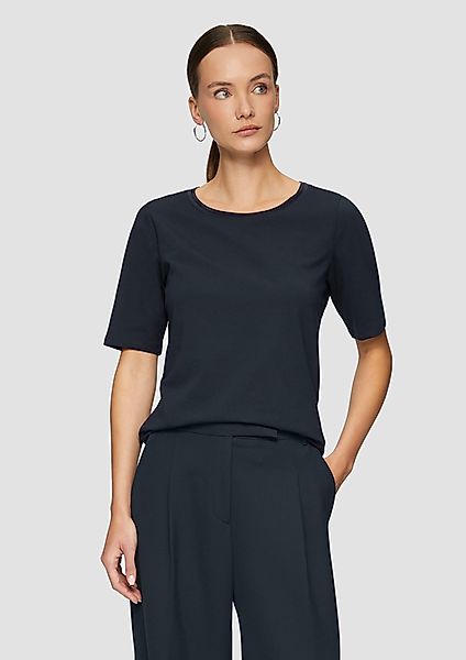 s.Oliver BLACK LABEL Kurzarmshirt T-Shirt aus günstig online kaufen