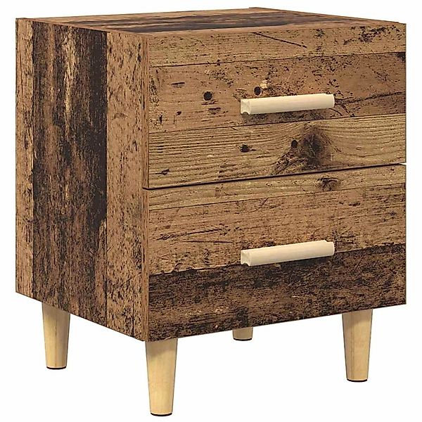 vidaXL Bettschrank Altholz 40 x 35 x 47,5 cm Holzwerkstoff 880549 günstig online kaufen