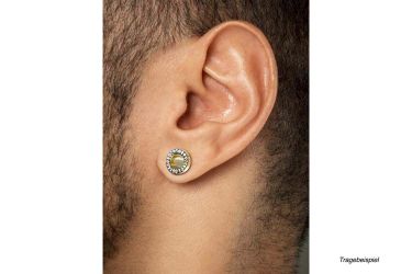 PIERCINGLINE Plug Chirurgenstahl Tunnel KRISTALLRAND EPOXY günstig online kaufen