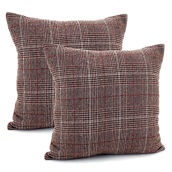 heimtexland Dekokissen 2er Set Kissenhülle Tartan günstig online kaufen