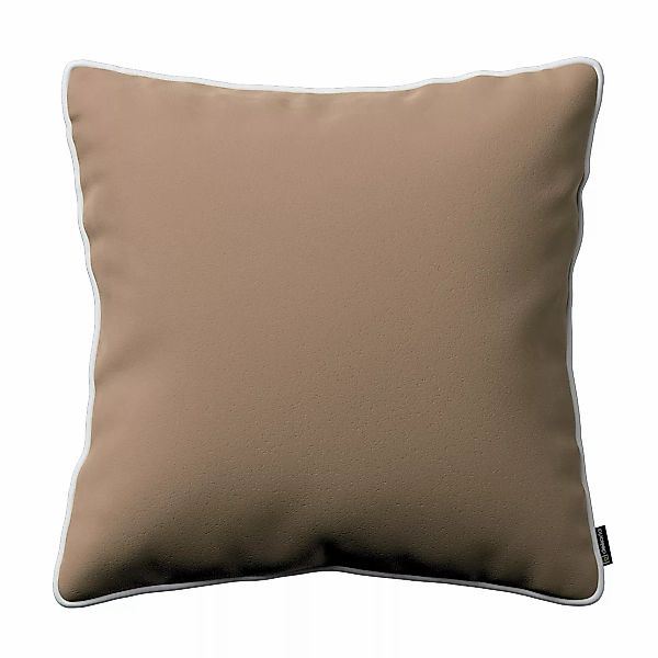 Kissenhülle Laura, beige, 43 x 43 cm, Velvet (704-35) günstig online kaufen