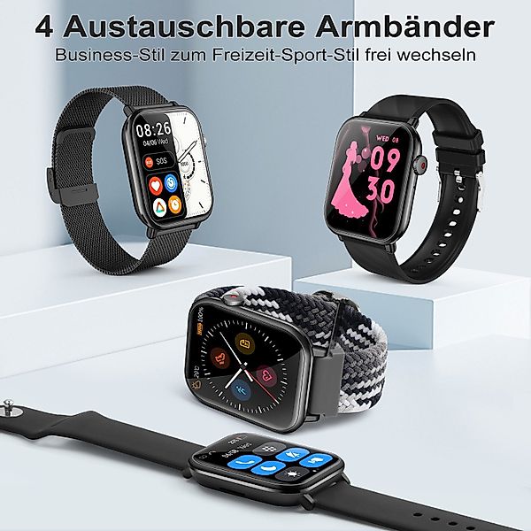 BRAIDOL Armband Smartwatch-Armband 22mm Uhrenarmband für günstig online kaufen
