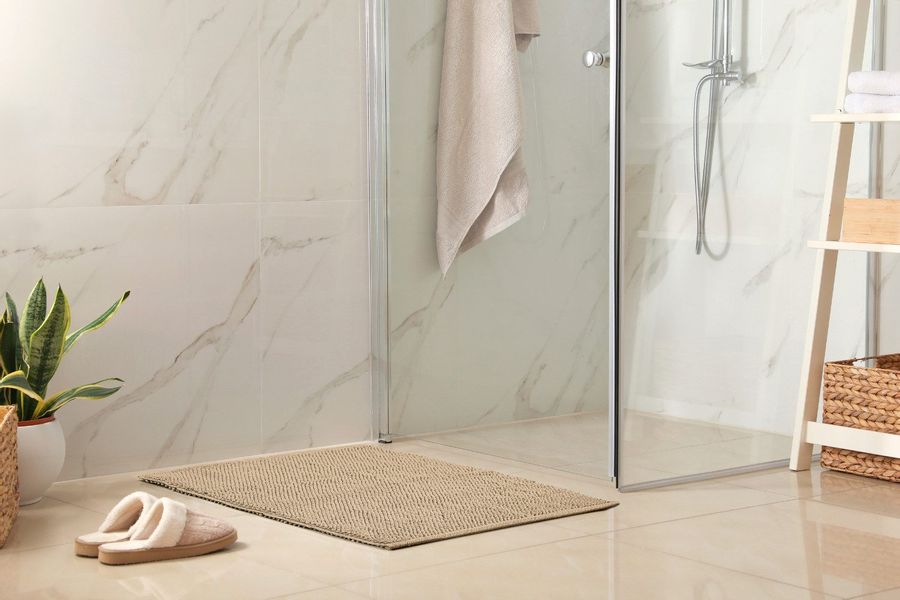 LUXOR living Badematte "Atlanta, 50x80 cm" Höhe 10 mm beidseitig nutzbar  f günstig online kaufen