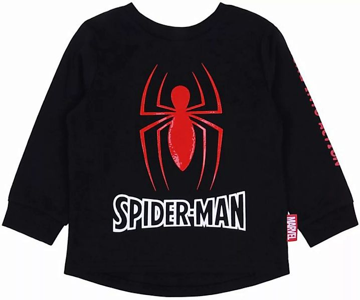 Sarcia.eu Langarmbluse Schwarzes Sweatshirt mit Gummiaufdruck Spider-Man 18 günstig online kaufen